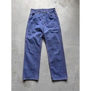 Vintage 60s Unbranded Denim Carpenter Pants 30x30